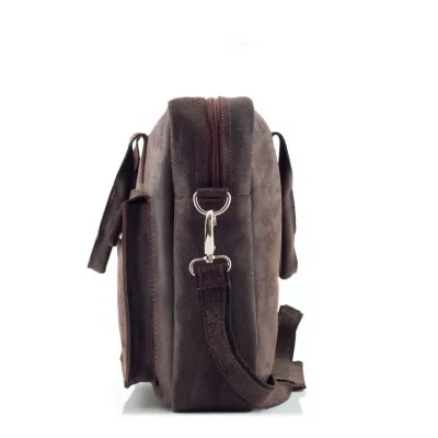 Torba na laptopa męska brązowa BV82 - 3