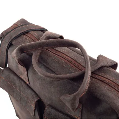 Torba na laptopa męska brązowa BV82 - 4