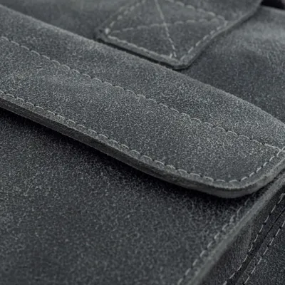 Torba na laptopa skórzana szara BV82 - 9