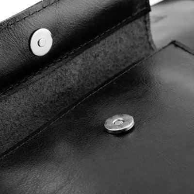 Torba skórzana lakierowana czarna BVL82 - 11