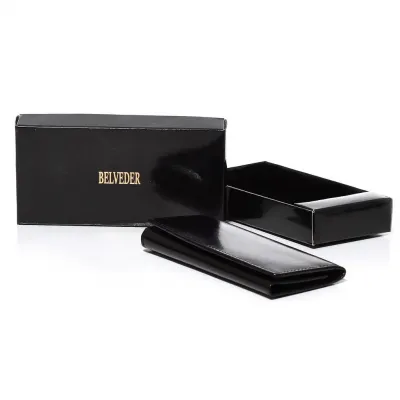 Etui na klucze skórzane czarne BK71 - 4
