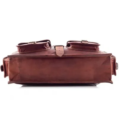Torba skórzana vintage męska Outlander BH71 - 4