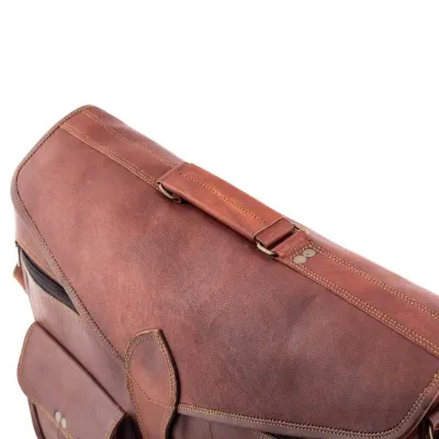Torba skórzana vintage męska Outlander BH71 - 6