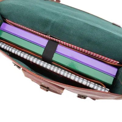 Skórzana torba męska vintage brązowa Outlander BH72 - 4