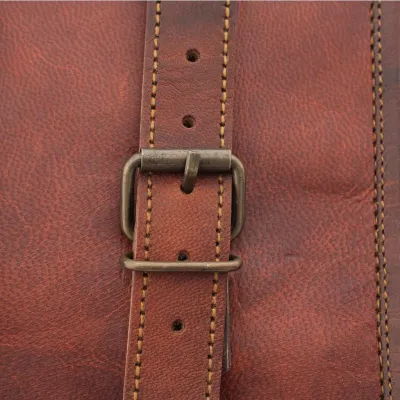 Skórzana torba męska vintage brązowa Outlander BH72 - 8