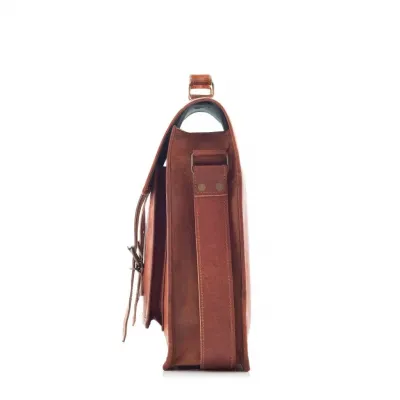 Torba męska ze skóry naturalnej brązowa Outlander BH75 - 3