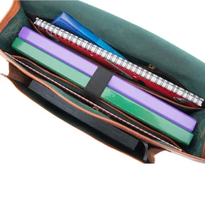 Torba męska ze skóry naturalnej brązowa Outlander BH75 - 5