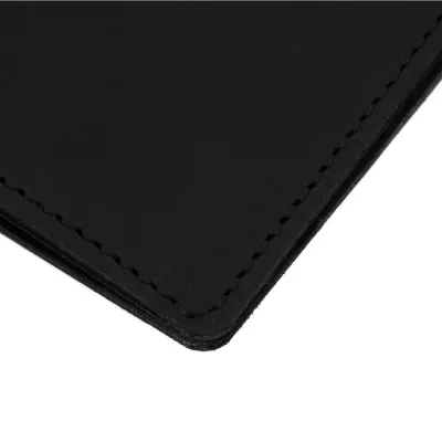 Portfel męski Slim Wallet na dokumenty i kary czarny ZC02B - 5