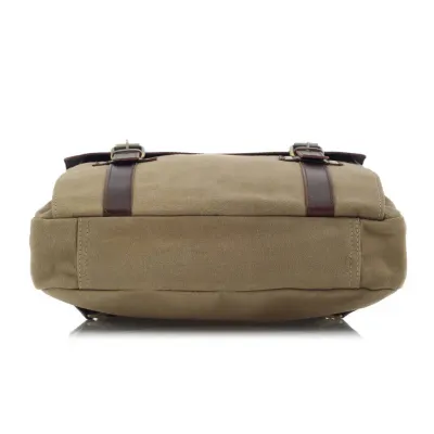 Plecak męski skóra canvas piaskowy Forester BT31 - 4