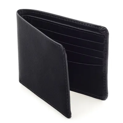 Portfel Slim Wallet na Karty Skóra Jucht Czarny BW38 - 2