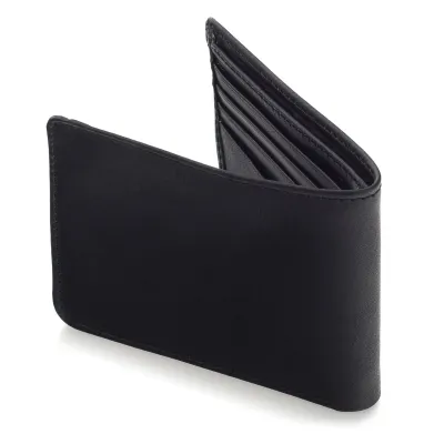 Portfel Slim Wallet na Karty Skóra Jucht Czarny BW38 - 3