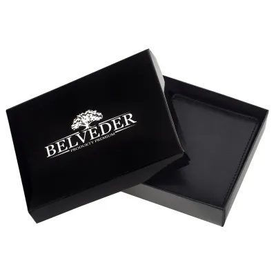 Portfel Slim Wallet na Karty Skóra Jucht Czarny BW38 - 5