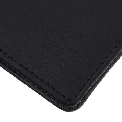 Portfel Slim Wallet na Karty Skóra Jucht Czarny BW38 - 6