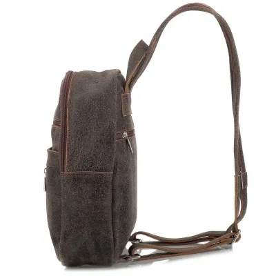 Mały Plecak Damski Zamszowy Vintage Beżowy BV10 - 2