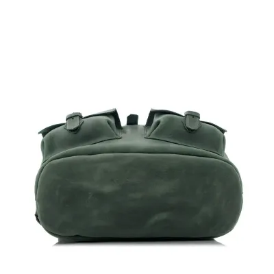 Skórzany Plecak Męski Vintage Zielony Outlander Z72 - 5