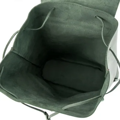 Skórzany Plecak Męski Vintage Zielony Outlander Z72 - 6