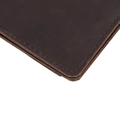 Brązowy Portfel Vintage Męski Gruba Skóra Buffalo BD77 - 5