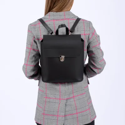 Elegancki Plecak i Torebka 2w1 Telimene Skórzany Brąz Vintage T9BR - 2