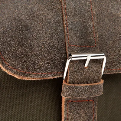 Torba Studencka Vintage Skórzana na Ramię BV70 - 6