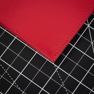 Czerwone Eleganckie Etui Damskie na Karty i Dokumenty BE92 - 6