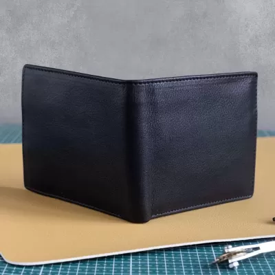 Minimalistyczny kolorowy Portfel Męski ze Skóry Naturalnej Licowej SH-W21 - 3