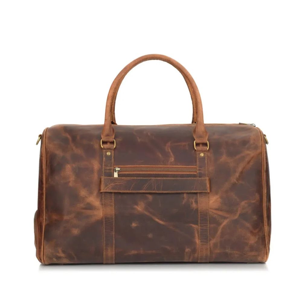brazowa torba weekendowa skorzana outlander bp31
