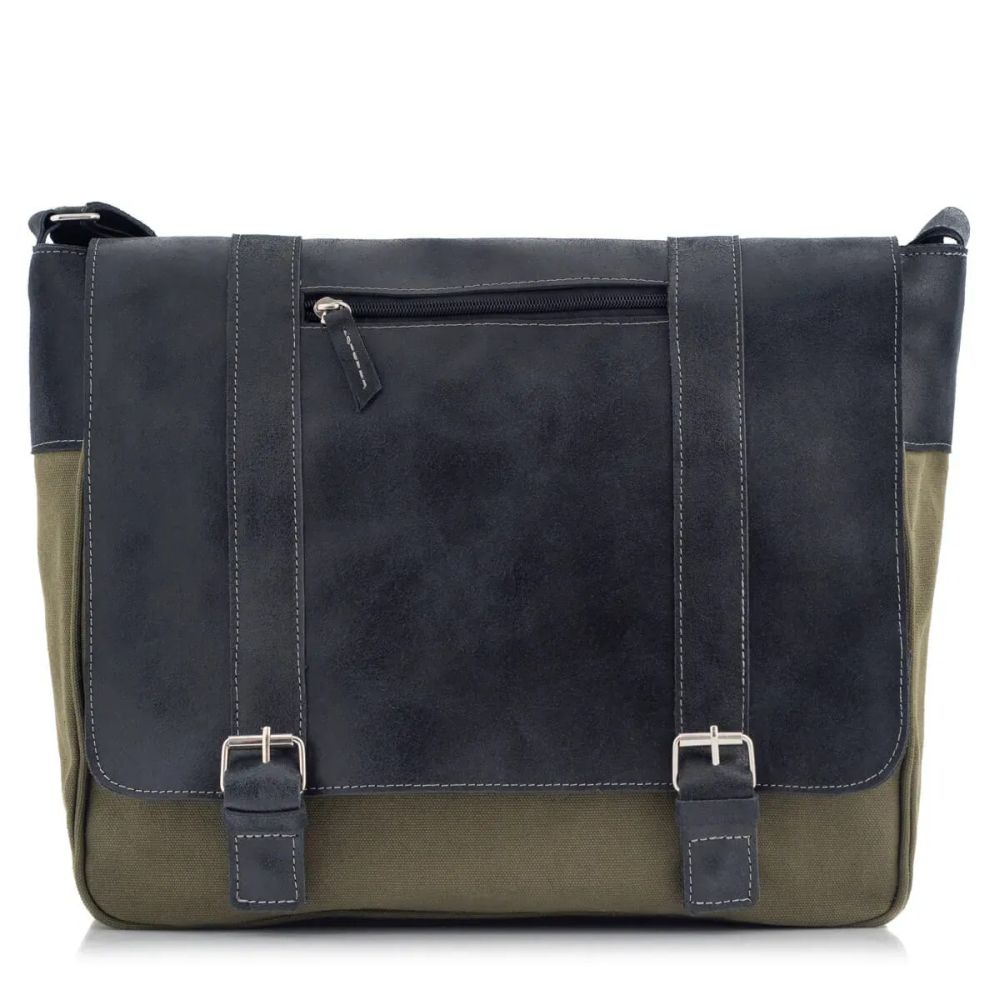 torba studencka vintage skorzana na ramie bv70