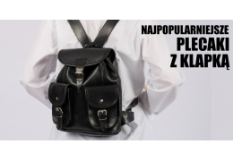 Plecak Damski z Klapką ze Skóry Naturalnej