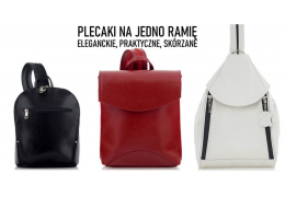 Plecak skórzany na jedno ramię