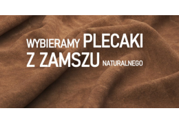 Plecak zamszowy