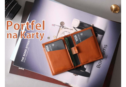 Portfel męski na karty kredytowe